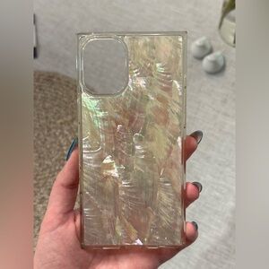Mother of Pearl iPhone 16 Plus Phone Case
